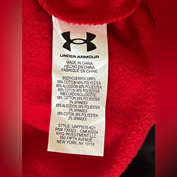 Under Armour Boys 2 Piece Zip Up Hooded Jacket Size 6 - Picture 7 of 8